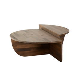 Hanah Home Podium Wood - Walnut Juego de mesa de centro